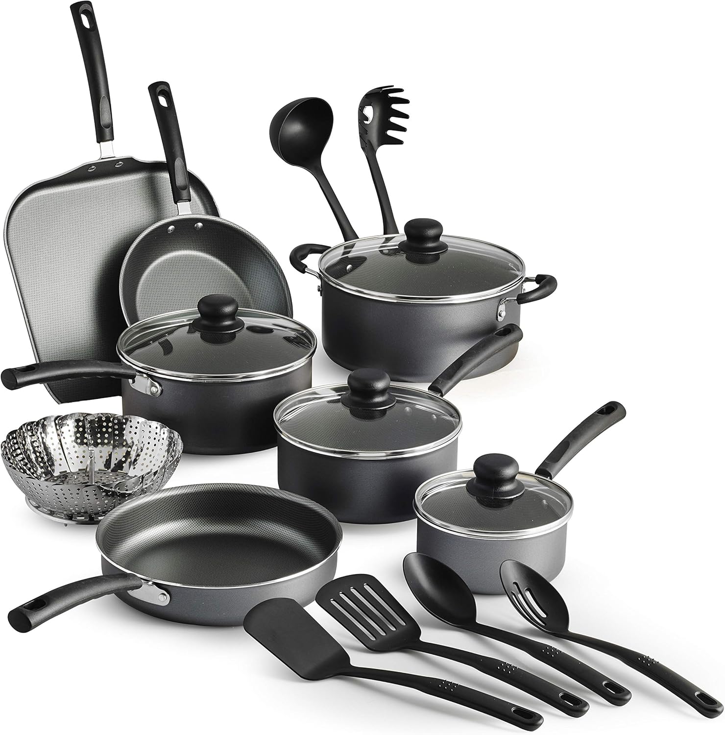 18 piezas Tramontina Primaware mejor juego de utensilios de cocina antiadherente